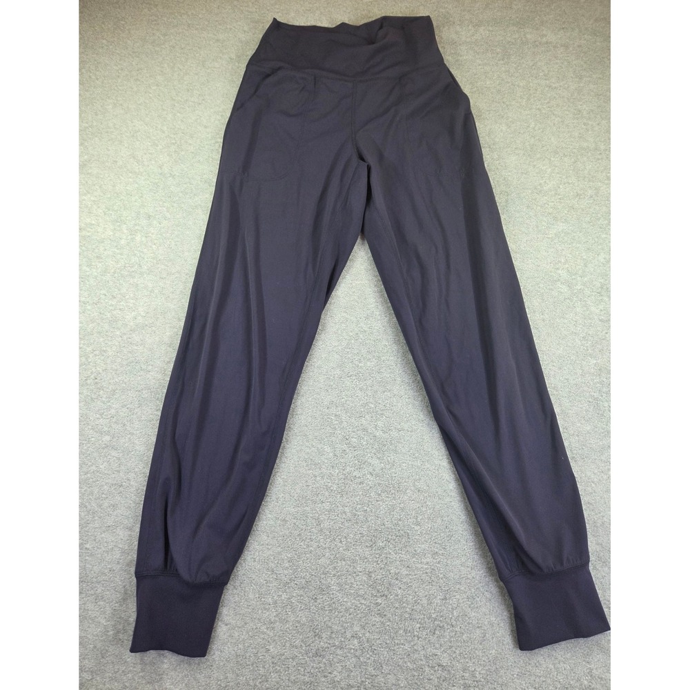 Colorfulkoala Womens High Waisted Pocket Joggers Size M Navy Blue Athleisure